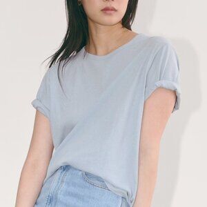 Everlane The Air Tee - Blue Slate - M - NWT